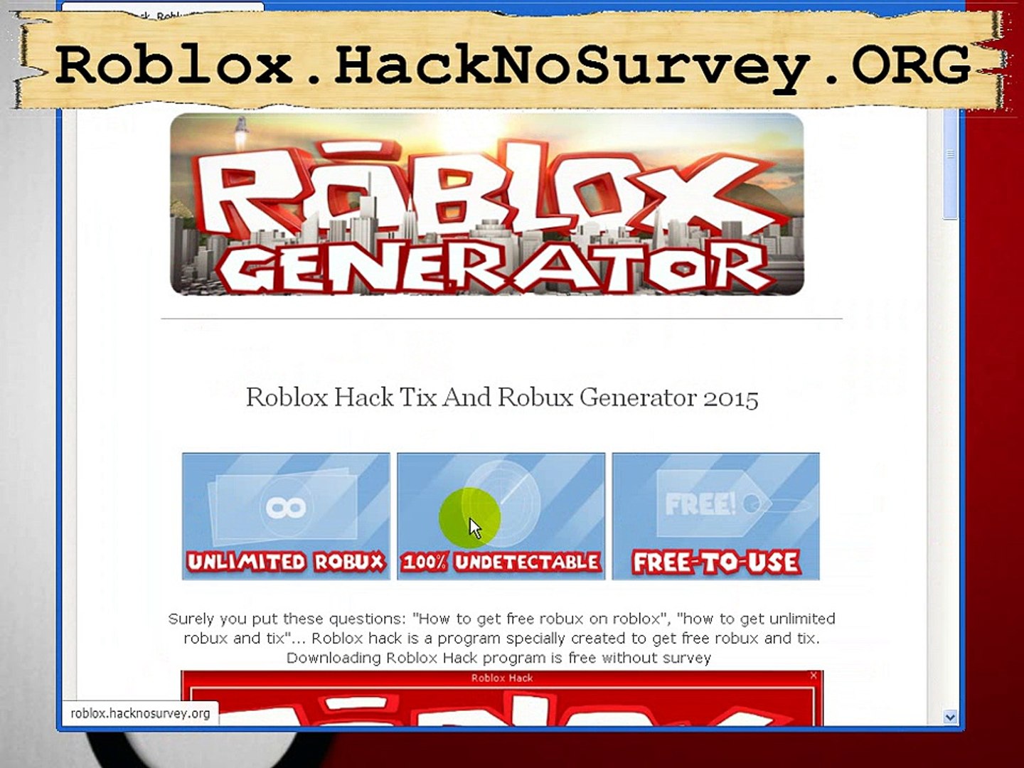Roblox Hack 2015 Unlimited Tix And Robux Membership Adder 2015