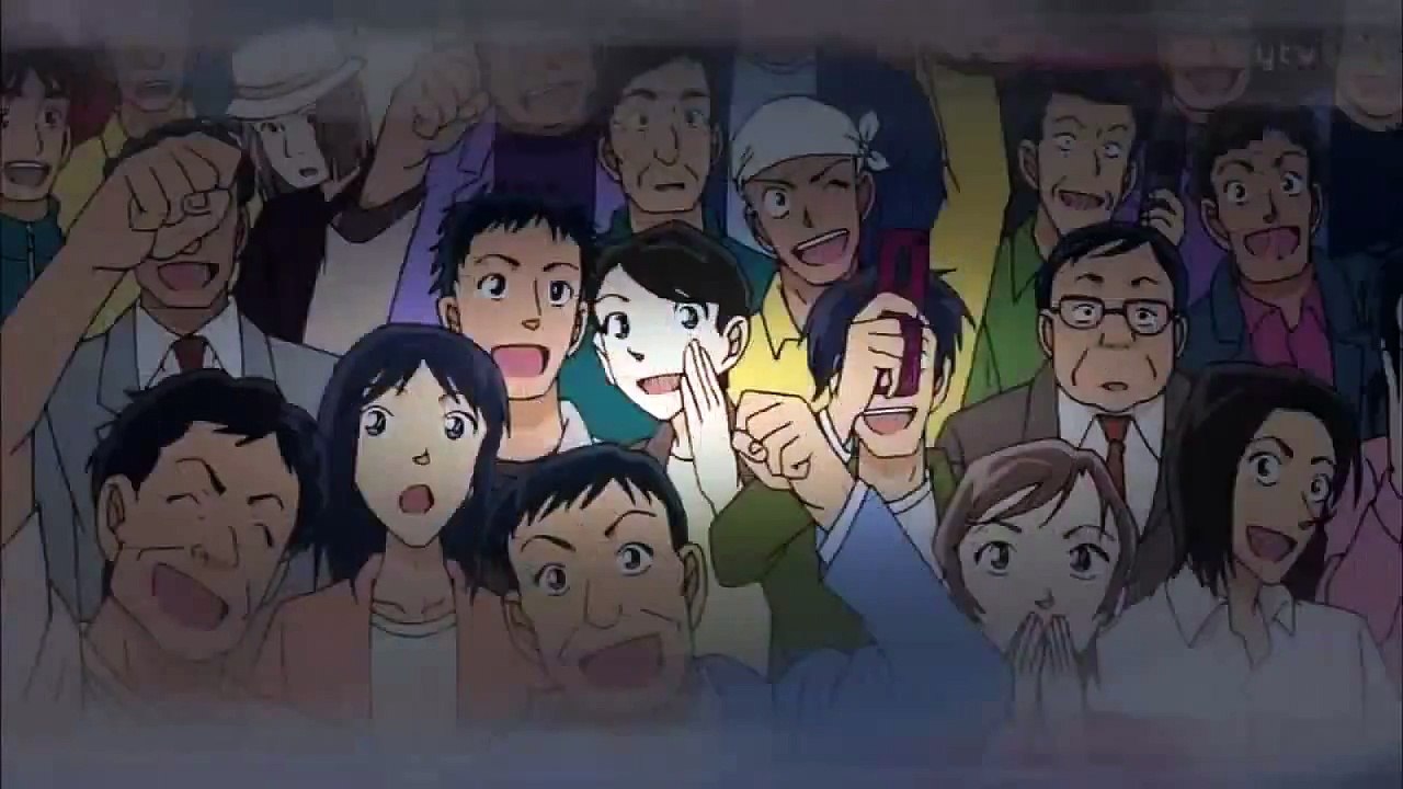 Kaito Kid and Ran [Complete Kiss Scene]
