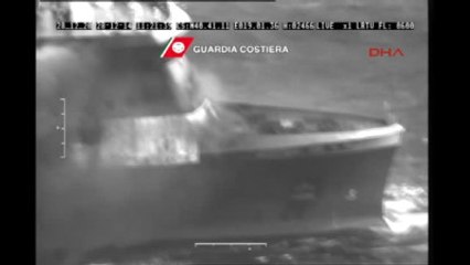 İtalya Sahil Güvenliği Kurtarma Görüntülerini Yayınladı