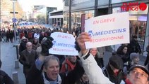 250 médecins bretons manifestent à Rennes contre la loi de Santé