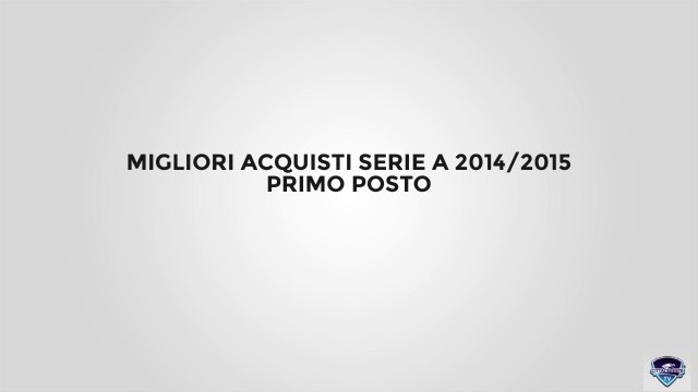 Migliori Acquisti Serie A 2014-2015 - Primo posto