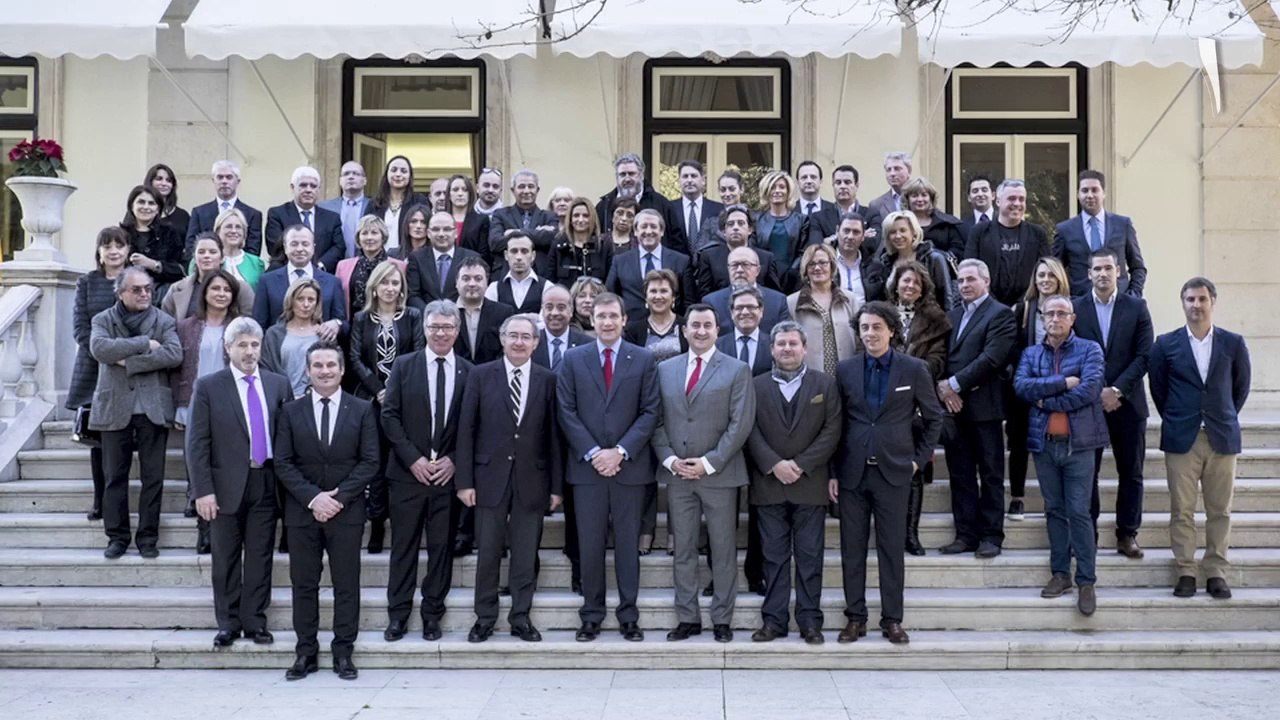 Gala Trophées CCIFP 2014 - Réception à la Residência Oficial do Primeiro Ministro