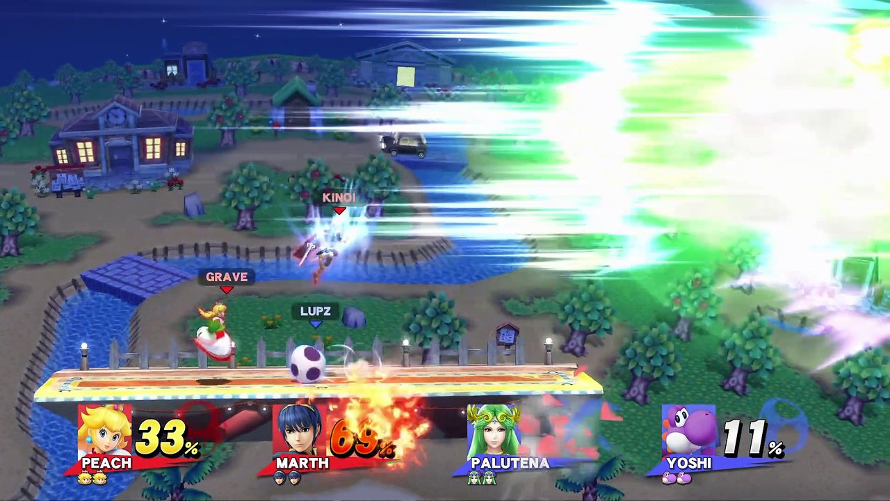 Super Smash Bros 4 Wii U DU-DT 4 player free for all matchup