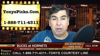 Charlotte Hornets vs. Milwaukee Bucks Free Pick Prediction NBA Pro Basketball Odds Preview 12-29-2014