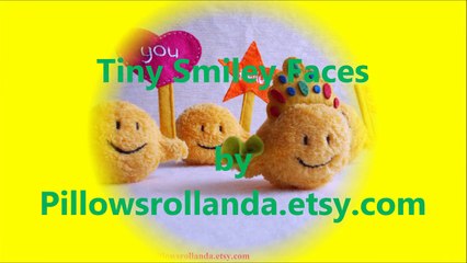 Tiny Smiley Face plush toys