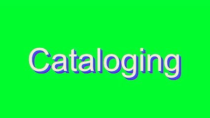 How to Pronounce Cataloging