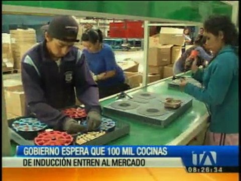 Gobierno espera que 100 mil cocinas de inducción ingresen al mercado por mes