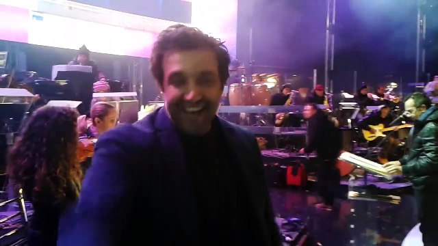 Flavio Insinna alle prove dell'Anno che verrà