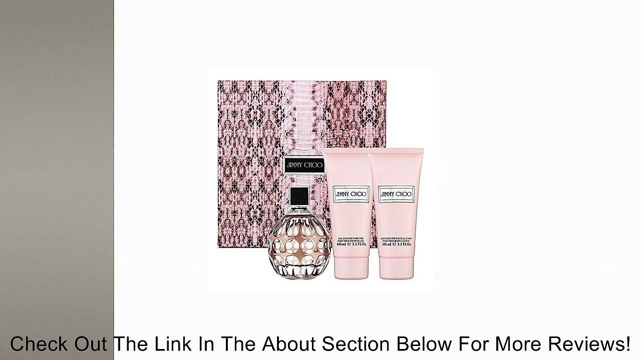 Jimmy Choo By Jimmy Choo Gift Set 3.3 oz EDP Spray, 3.3 oz Body Lotion & Shower Gel For Women Review