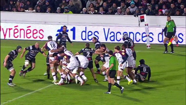 TOP14 - Bordeaux-Brive: Essai Blair Connor (BOR) - J14 - Saison 2014/2015