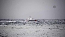 Bodrum'da Kaçakları Taşıyan Teknenin Batması - Arama Çalışmaları