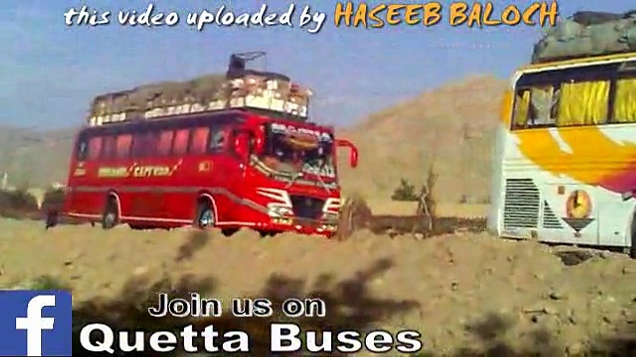 25+ minutes of Quetta Buses spotting, at Balochistan