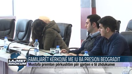 FAMILJARËT KËRKOJNË ME IU BA PRESION BEOGRADIT