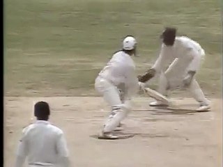 Basit Ali, Strangest dismissal vs West Indies