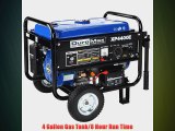 DuroMax XP4400E 4400 Watt 70 HP OHV 4Cycle Gas Powered Portable Generator With Wheel Kit And Electric Start