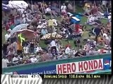 Brian Lara 50 from 23 balls, vs Wavell Hinds 50 from 24 balls, 2003 World CUP