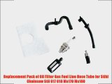 Replacement Pack of Oil Filter Gas Fuel Line Hose Tube for Stihl Chainsaw Stil 017 018 Ms170 Ms180