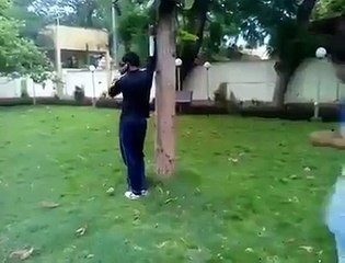 Man threatened by a Fire Cracker While Attending Call