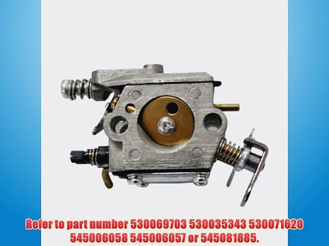 Replacement Carburetor for Poulan Chainsaw 1950 2050 2150 2375 Replaces Walbro WT 89 891 Replaces Zama C1UW8 C1UW14 Repl