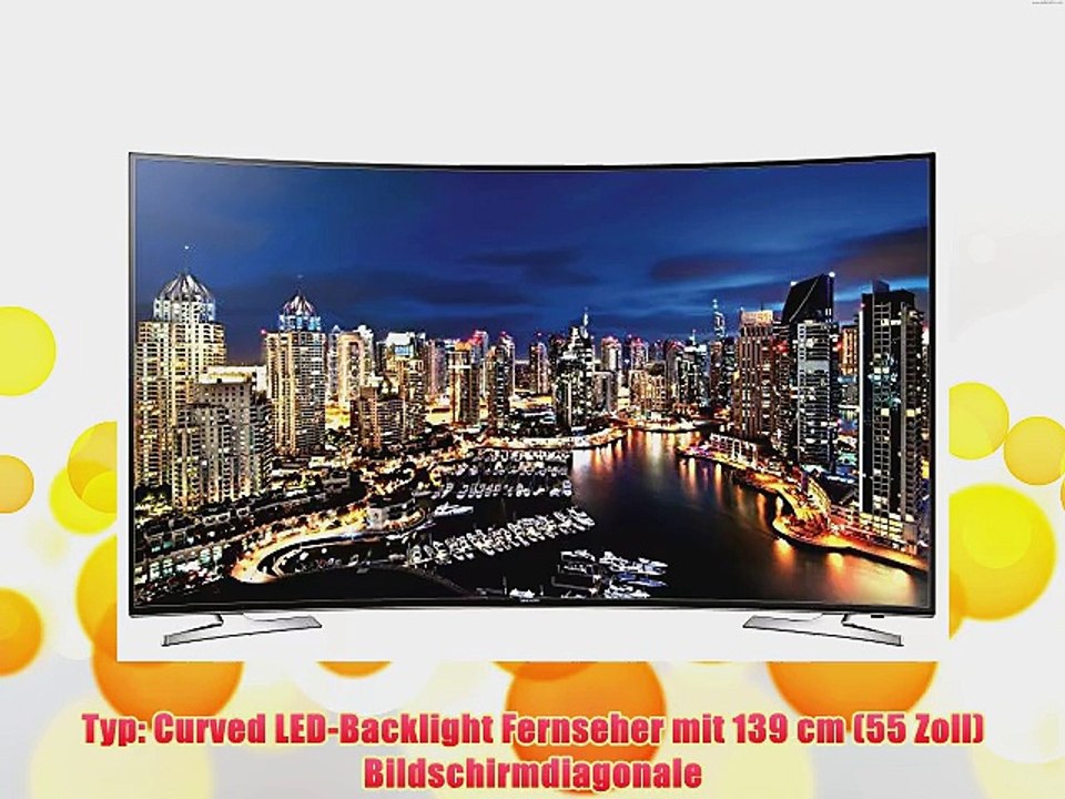 Samsung UE55HU7100 139 cm (55 Zoll) Curved LED-Backlight-Fernseher EEK A (Ultra HD 800Hz CMR