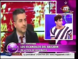 Los escándalos de Gabo Usandivaras en la pista de Showmatch