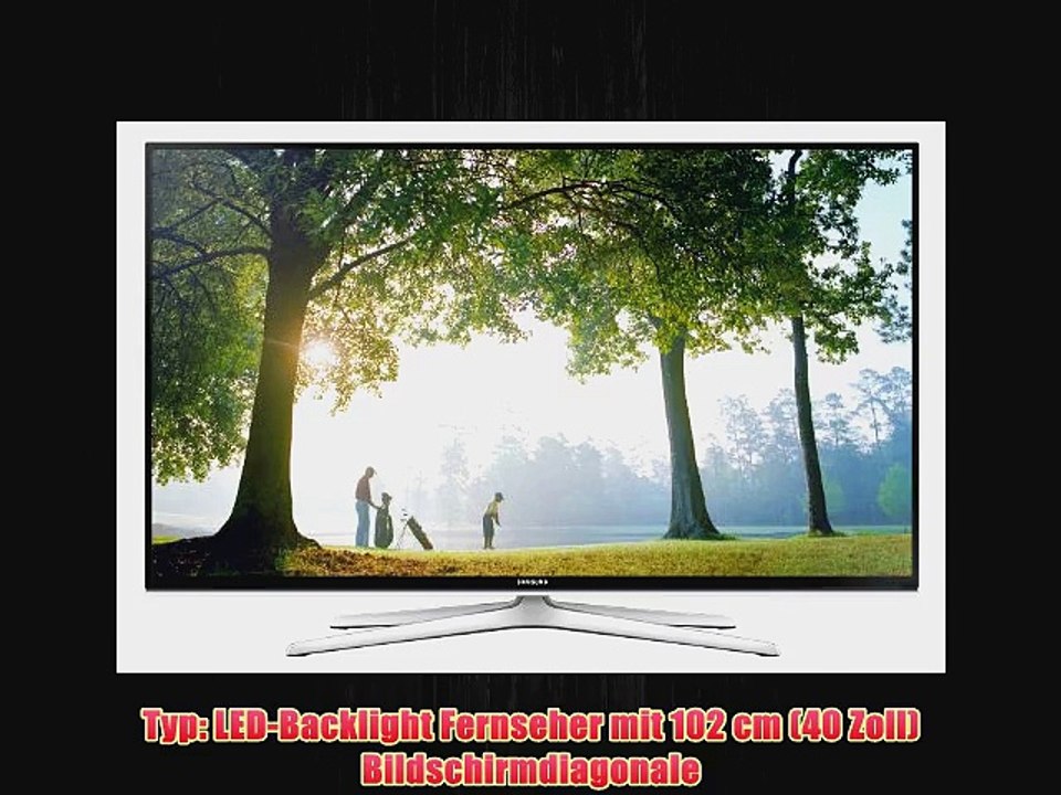 Samsung UE40H6600 1017 cm (40 Zoll) 3D LED-Backlight-Fernseher EEK A+ (Full HD 400Hz CMR 2x