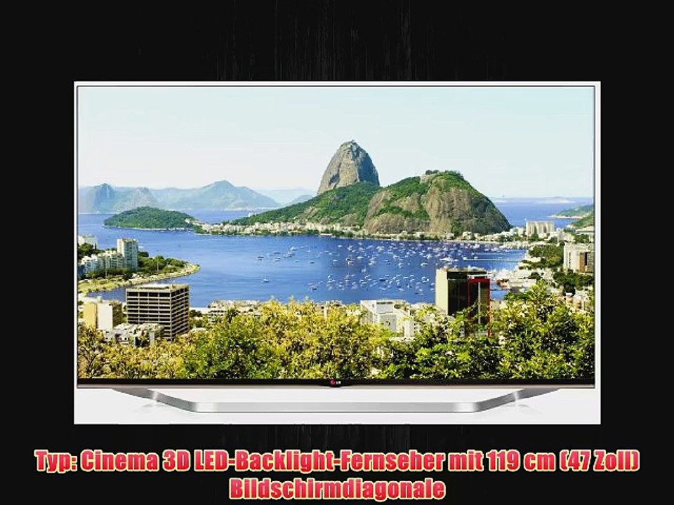 LG 47LB731V 119 cm (47 Zoll) Cinema 3D LED-Backlight-Fernseher EEK A+ (Full HD 800Hz MCI DVB-T/C/S