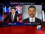 Uzair Baloch group supports PTI -Aaj Shahzeb Khanzada Kay Sath -29 Dec 2014