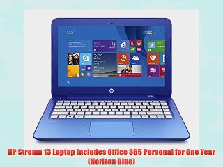 HP Stream 13 Laptop Includes Office 365 Personal for One Year (Horizon Blue)