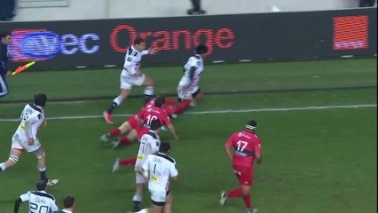 TOP14 - Paris-Toulon: Essai Zurab Zhvania - J14 - Saison 2014/2015