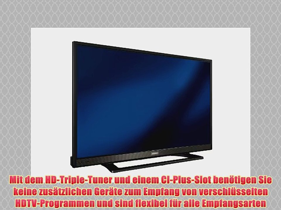 Grundig 40 VLE 5421 BG 100 cm (40 Zoll) LED-Backlight-Fernseher EEK A (Full HD 200 Hz PPR DVB-T/C/S2