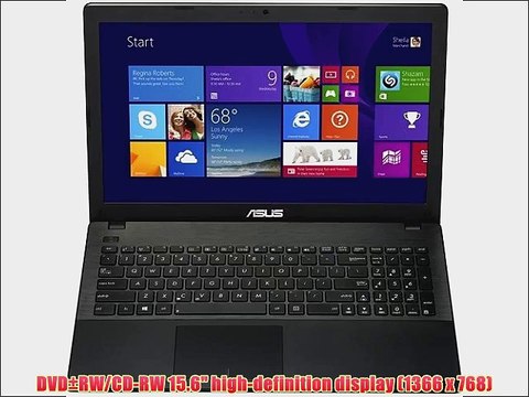 Asus X551MAV 15.6 Laptop Intel Celeron 2.16GHz 4GB RAM 500GB HDD DVDÂ±RW/CD-RW WIN 8.1 HDMI