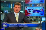 Locales comerciales afectados por incendio en Lomas de Sargentillo
