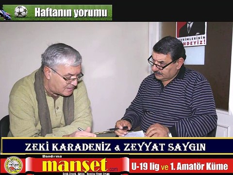 HAFTANIN YORUMU U-19-lig 1. amatör küme