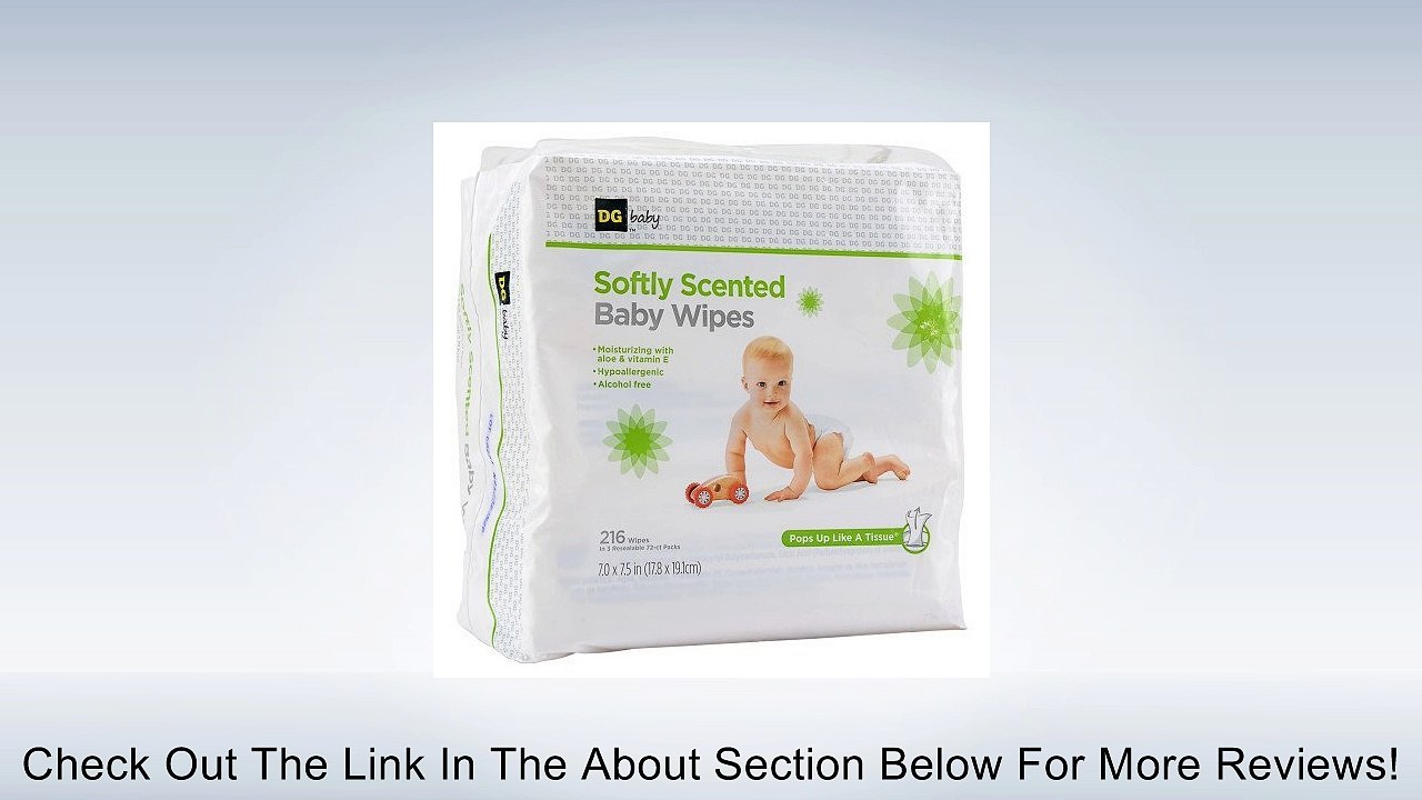 DG Baby Baby Wipes Scented 216 CT Review