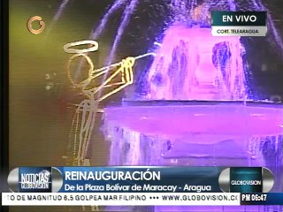 Reinauguran Plaza Bolívar de Maracay