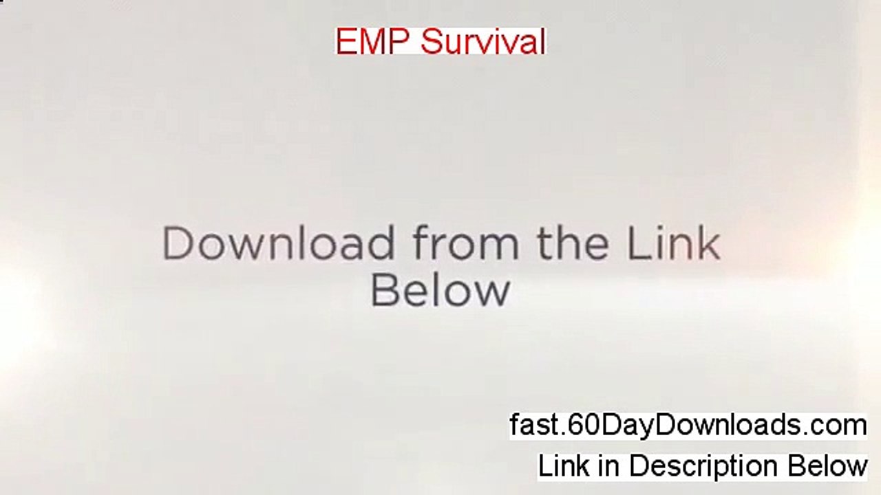 Review for EMP Survival (2014 REAL REVIEWS)
