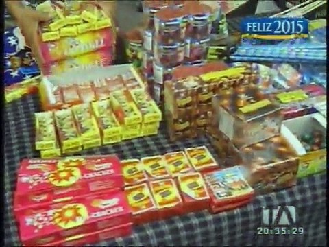 Detienen a dos personas que comercializaban explosivos