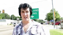 Matt King cuts an ad for Walkin On The Blvd Elvis Week 2014 video