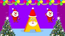 Christmas Santa Claus Cartoon ABC Alphabets for Children English Nursery Rhymes Kids Learn