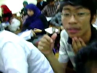 A funny speaking lesson video of students from the English