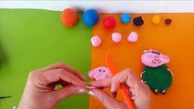 Peppa Pig | Play-Doh Peppa Pig - papa pig, mama pig, peppa pig and George