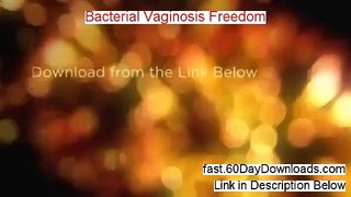 Bacterial Vaginosis Freedom review and access link