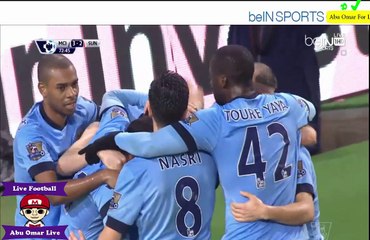الهدف الثالث لمانشستر سيتي عن طريق لامبارد على فريق سندرلاند