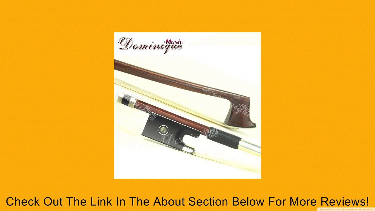 D Z Strad PERNAMBUCO Violin Bow #302 Full-size 4/4 Pernambuco Nickel/silver Mounted Violin Bow Review