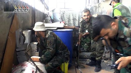 Street fight with Tanks in Syria