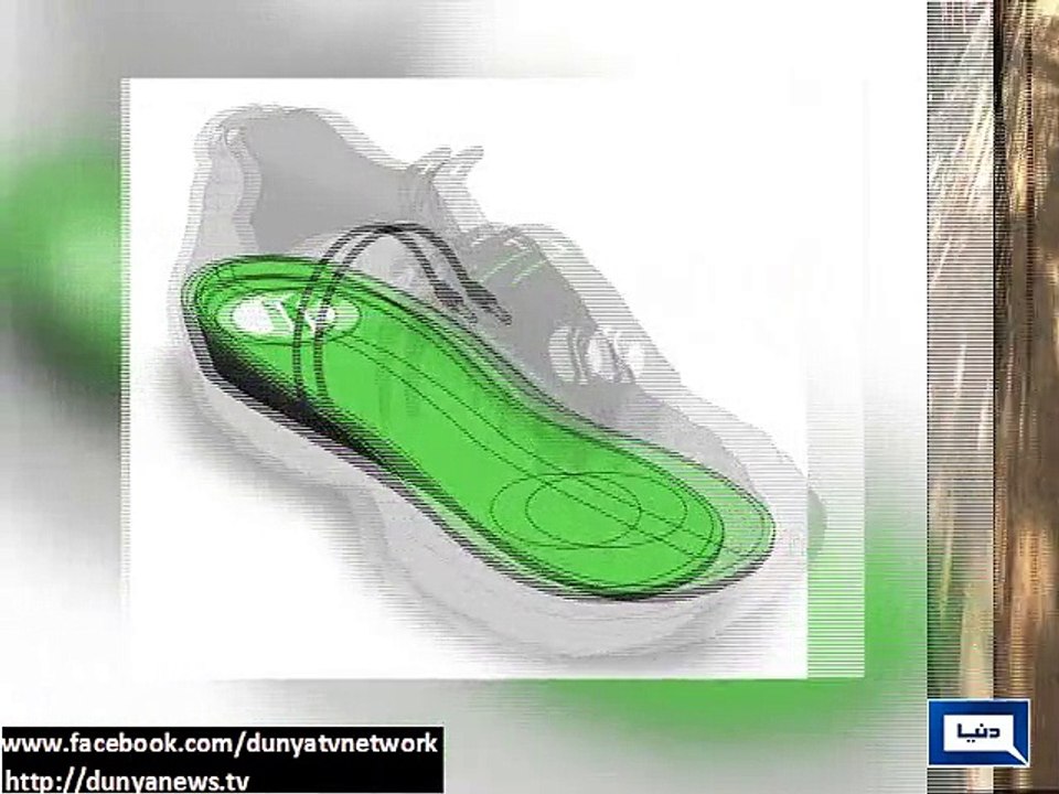 Dunya News-Shoes made for recharge a phone  : They generates enough power as you walk