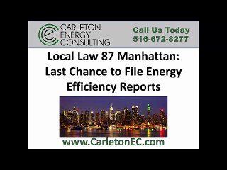 Local Law 87 Manhattan 516-672-8277 NYC LL87 Energy Audits