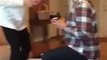 The best reaction to a proposal! This girl goes crazy...