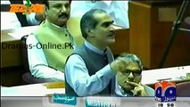 Khawaja Saad Rafique Parliament Speech Tezabi Totay on Geo Tez